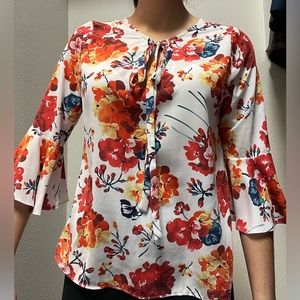Flowers blouse